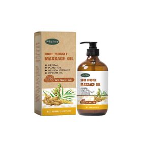 Woodsleep Ginger Muscle Massage Oil, Nourishing Skin Massage Care Essential Oil For Legs, And Joints