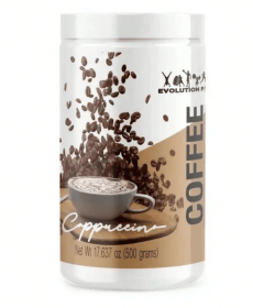 Abronikey Evolution Coffee Cappuccino Flavor Beverage | Creamy Instant Coffee Drink | Dietary Supplement