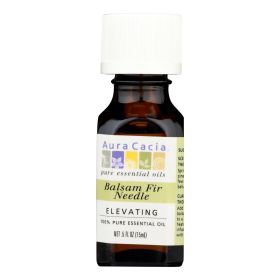Aura Cacia - 100% Pure Essential Oil - Balsam Fir Needle - Elevating - .5 Fl Oz